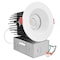 Luxrite 3 Inch LED Recessed Light 5CCT 2700K-5000K 15W 1000LM Dimmable ETL IC Rated Interchangeable Trim LR25100 LR25102-1PK - alternate 1